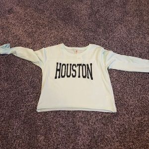 Teal, Houston long sleeve shirt